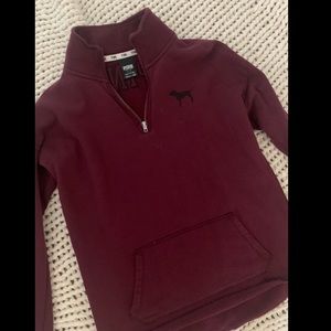VS PINK Half Zip Sweatshirt